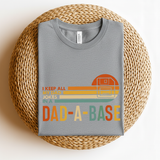 Retro Dad-a-Base Shirt - Funny Dad Joke T-Shirt - Father's Day Gift for Him
