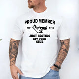 Funny Dad Shirt - Just Resting My Eyes Club Tee