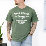 Funny Dad Shirt - Just Resting My Eyes Club Tee