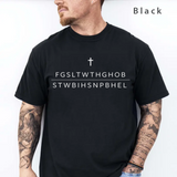 For God So Loved John 316 Bible Verse Graphic Tee FGSLTWTHGOB Shirt Christian Acronym Shirt Faith Religious Gift Church Worship Leader Tee