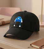 Cute Blue Bunny Hat, Human Rights Protest Cap, Protect Immigrants Hat, Cartoon Animal Dad Cap, Social Justice Gift