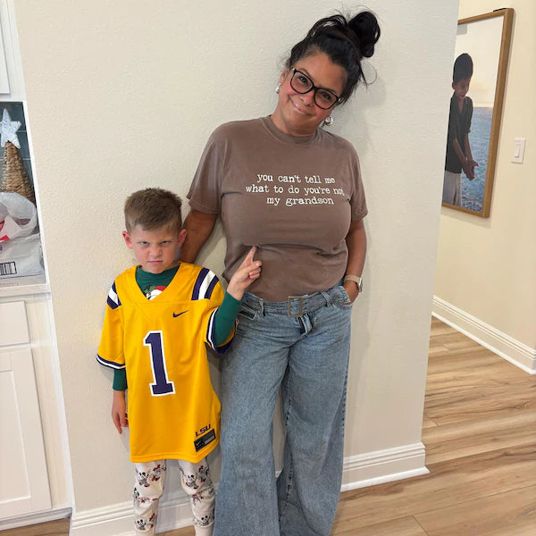 Funny Grandson Quote Shirt - Sassy Grandma Tee - Mother's Day Gift