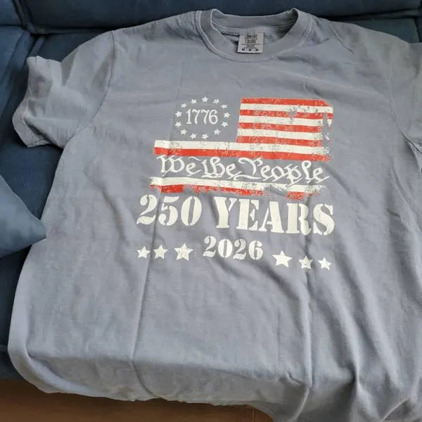 USA 250th Anniversary Shirt - We The People Patriotic Tee