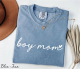 Comfort Colors® Boy Mom Shirt, Mama Shirt, Mother's Day Gift, Mom of Boys Shirt, Mom Life Shirt, Cute Mom Shirt