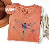 Bright Dragonfly Shirt - Boho Ethereal Women's Tee