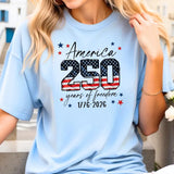 USA 250th Anniversary Shirt - Independence Day 1776 Patriotic Tee