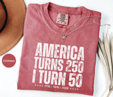 1976 Vintage 50th Birthday Shirt - America 250th Tee