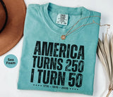 1976 Vintage 50th Birthday Shirt - America 250th Tee