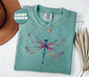 Bright Dragonfly Shirt - Boho Ethereal Women's Tee