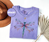 Bright Dragonfly Shirt - Boho Ethereal Women's Tee