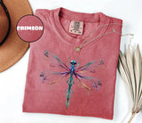 Bright Dragonfly Shirt - Boho Ethereal Women's Tee