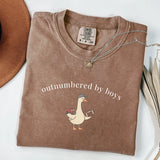 Funny Outnumbered By Boys Shirt - Silly Goose Boy Mom Graphic Tee