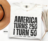 1976 Vintage 50th Birthday Shirt - America 250th Tee