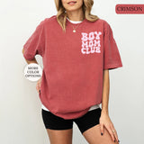 Comfort Colors® Boy Mom Club T-Shirt, Mom of Boys Shirt, Mama Tshirt, New Mom Shirt, Gift for Mom, Mothers Day Shirt