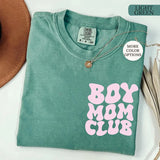 Comfort Colors® Boy Mom Club T-Shirt, Mom of Boys Shirt, Mama Tshirt, New Mom Shirt, Gift for Mom, Mothers Day Shirt