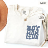 Comfort Colors® Boy Mom Club T-Shirt, Mom of Boys Shirt, Mama Tshirt, New Mom Shirt, Gift for Mom, Mothers Day Shirt