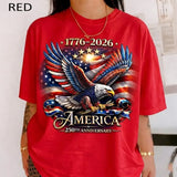 America 250th Anniversary America Patriotic Shirt, USA 250 Years Shirt, Bald Eagle American Tee