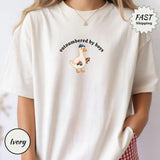 Funny Outnumbered by Boys Goose Shirt - Silly Boy Mom Graphic Tee