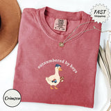 Funny Outnumbered by Boys Goose Shirt - Silly Boy Mom Graphic Tee