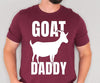 Goat Daddy Shirt - Funny Father's Day Gift for Dad - Farm Animal Tee