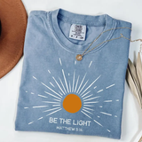 Be The Light Christian Shirt - Matthew 5:14 Bible Verse Graphic Tee