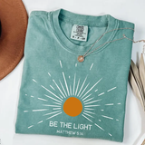 Be The Light Christian Shirt - Matthew 5:14 Bible Verse Graphic Tee