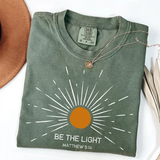Be The Light Christian Shirt - Matthew 5:14 Bible Verse Graphic Tee