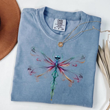 Bright Dragonfly Shirt - Boho Ethereal Women's Tee