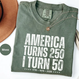 1976 Vintage 50th Birthday Shirt - America 250th Tee
